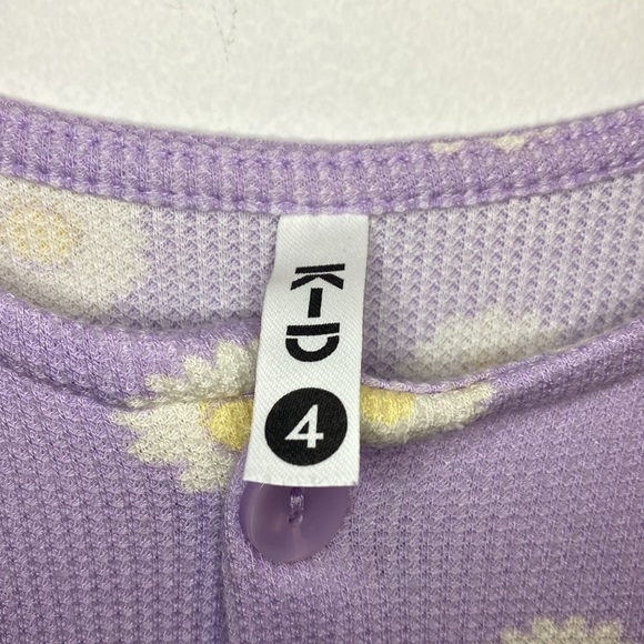 Girls Long Sleeve Floral Dress - Size 4 - Picture 5 of 7